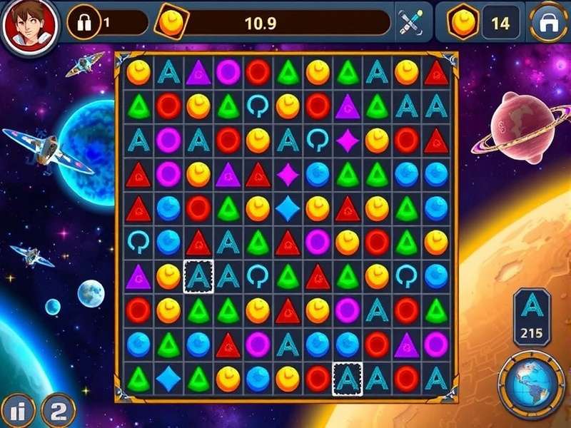 Galactic Puzzle Quest Game Screenshot
